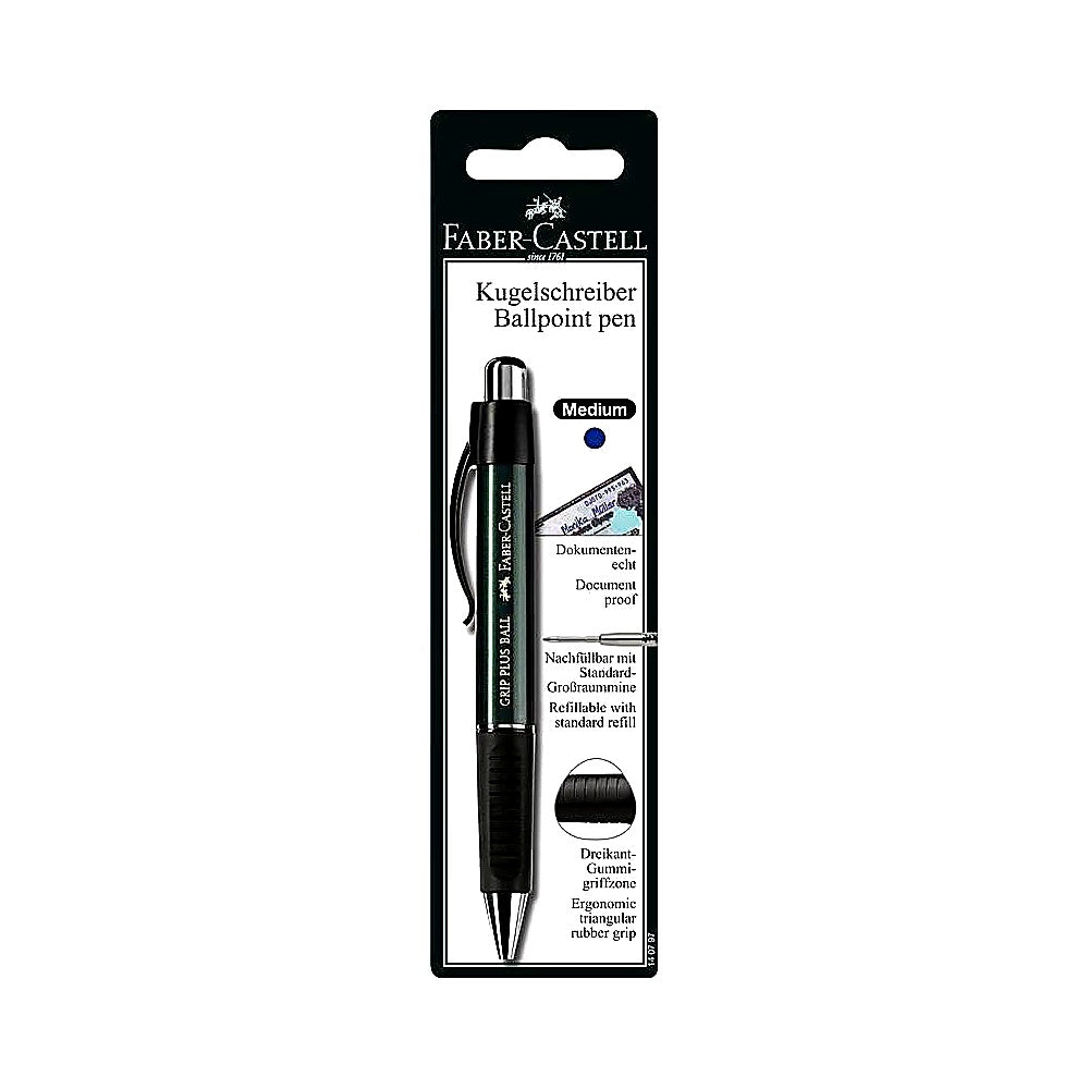 Faber Castell Grip Plus Ball Kugelschreiber M sortiert, Klickkuli