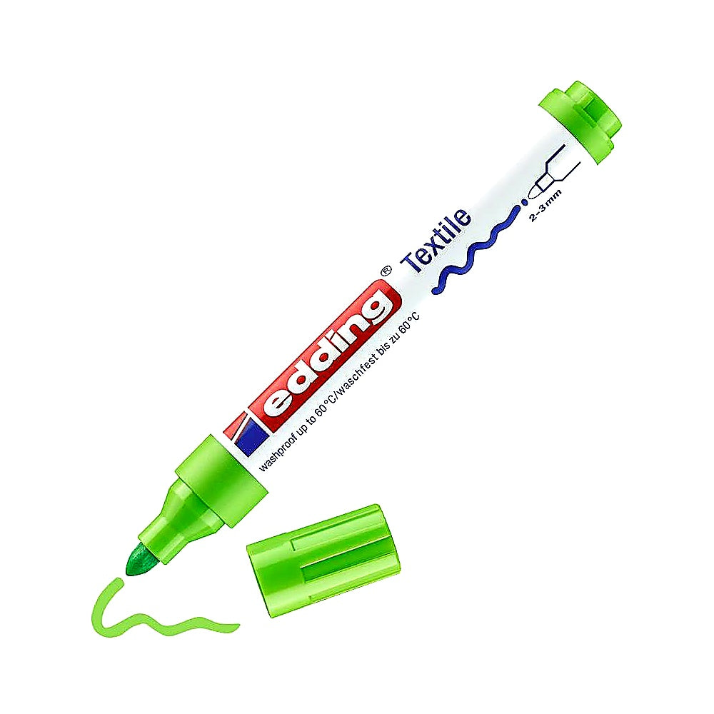 Edding 4500 Textilmarker, Stoffmarker, waschfest, Textilien bemalen