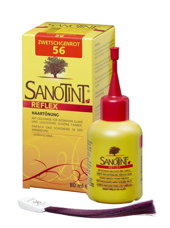 Sanotint Haarfarbe permanente Haarcoloration schonende Formel