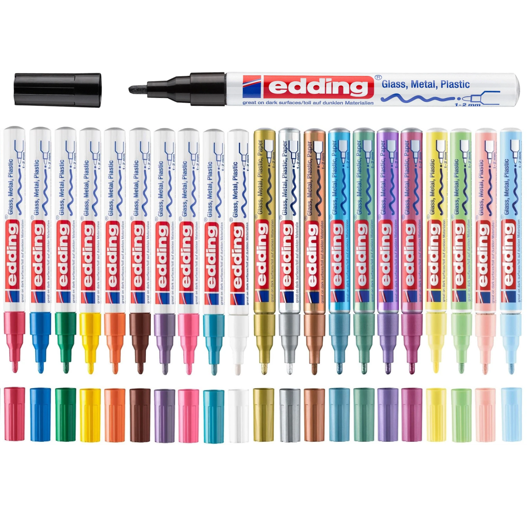 Edding 751 CR Paintmarker deckend, kreative Anwendungen