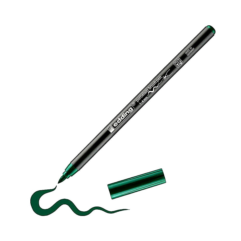 Edding 4200 Porzellan-Brushpen, Stift für Porzellanmalerei & Keramik