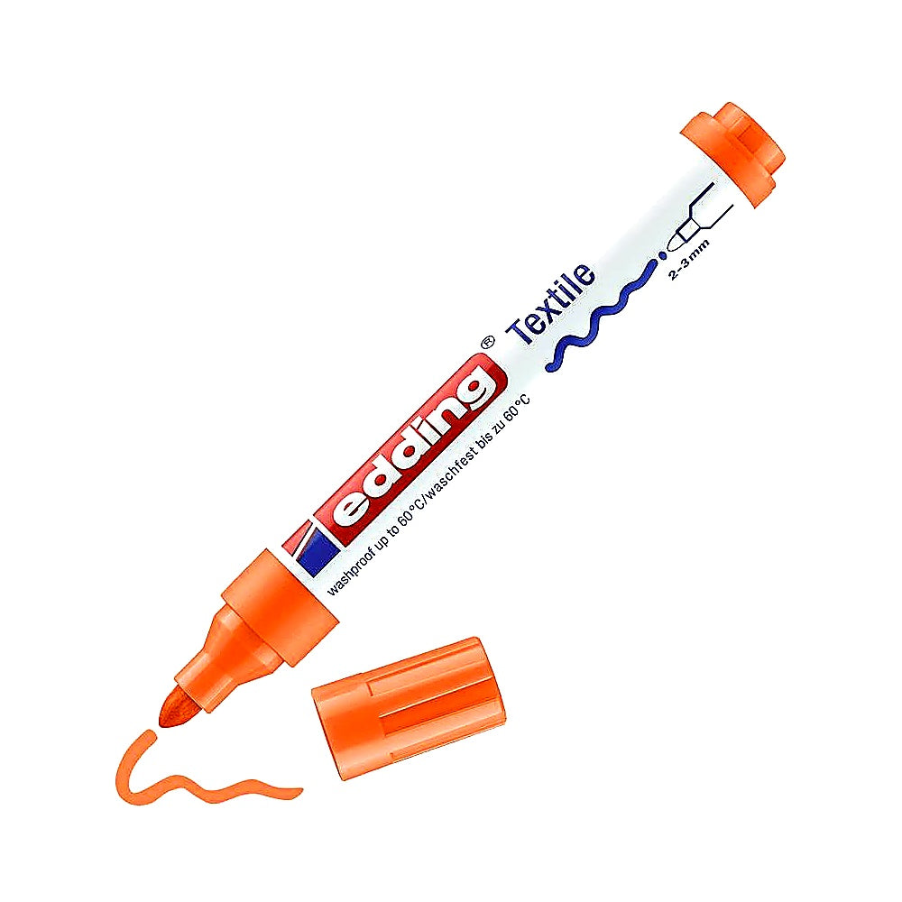 Edding 4500 Textilmarker, Stoffmarker, waschfest, Textilien bemalen