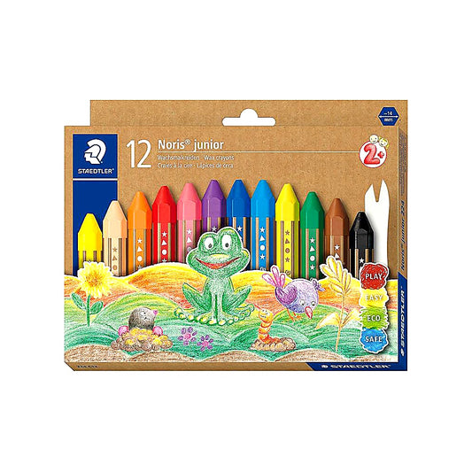 Staedtler Noris Junior Wachsmalkreide kindgerecht farbig
