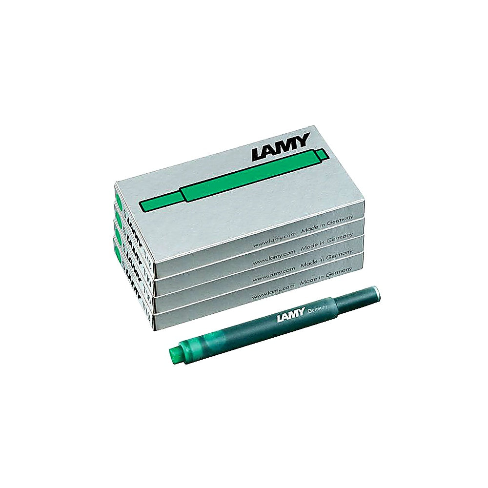 LAMY T10 Tintenpatrone grün 4er Set Nachfüllpatronen für LAMY Füller grün
