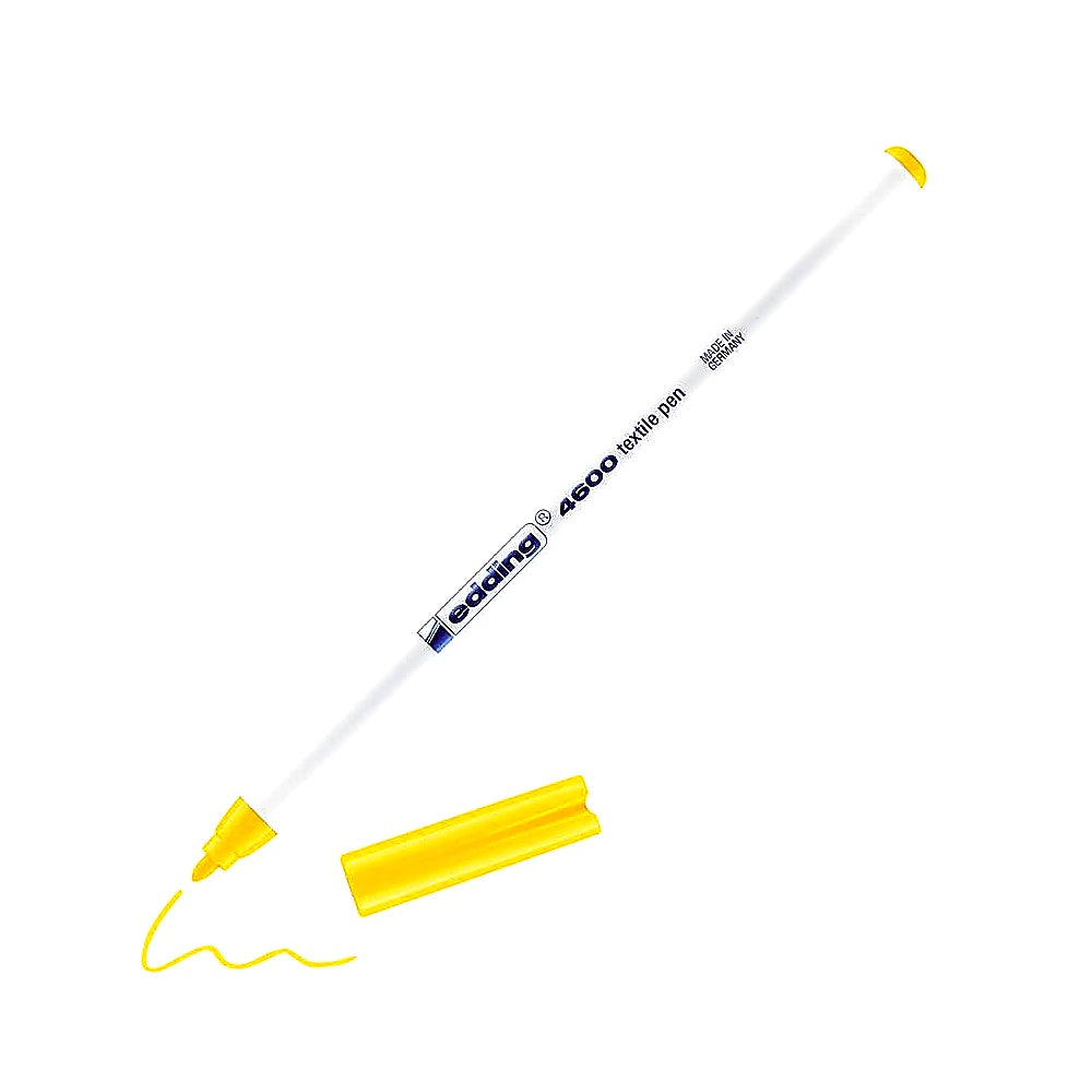 Edding 4600 Textilstift, Stoffmalstift, für kreative Textilgestaltung
