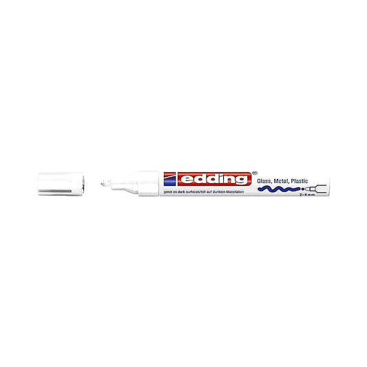 Edding 750 Lackmarker, mittlere Spitze 2–4 mm, deckend, für viele Materialien