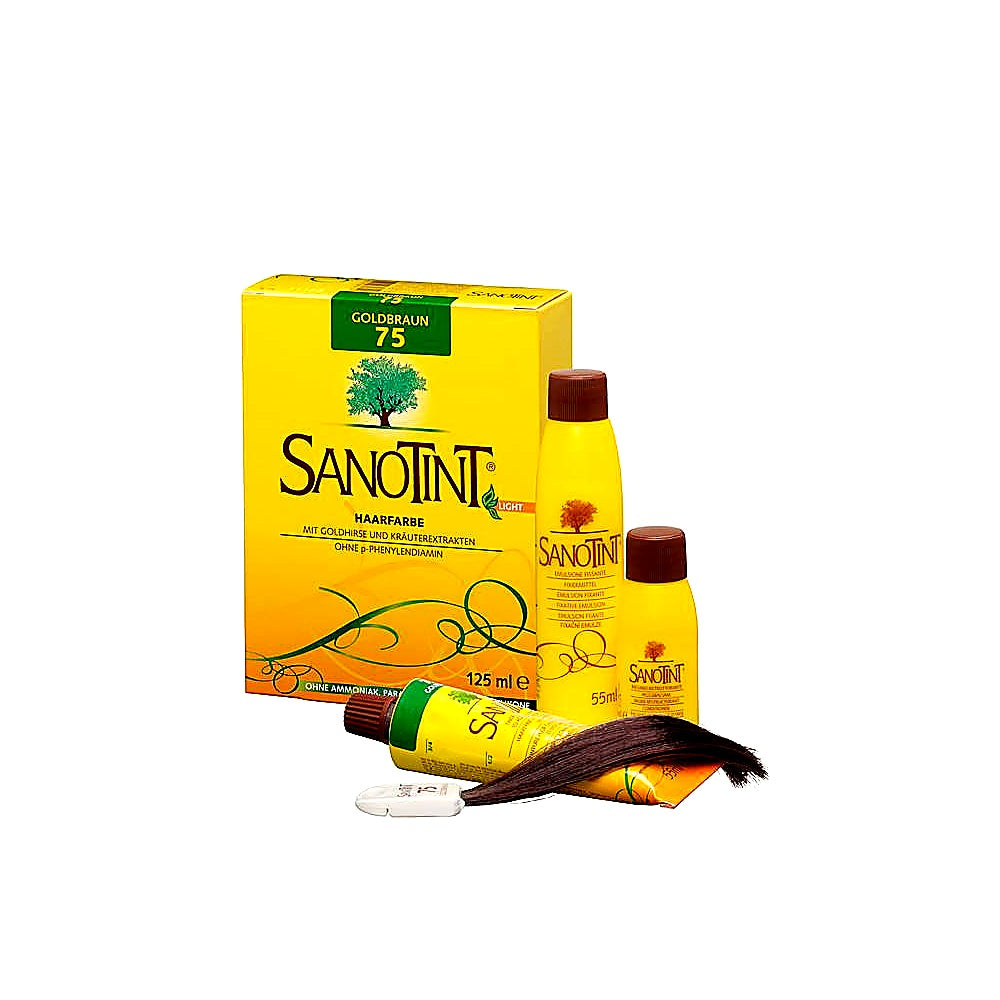 Sanotint Haarfarbe permanente Haarcoloration schonende Formel