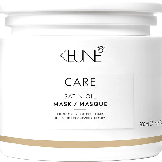 Keune Satin Oil Mask 200ml Haarmaske für trockenes stumpfes Haar
