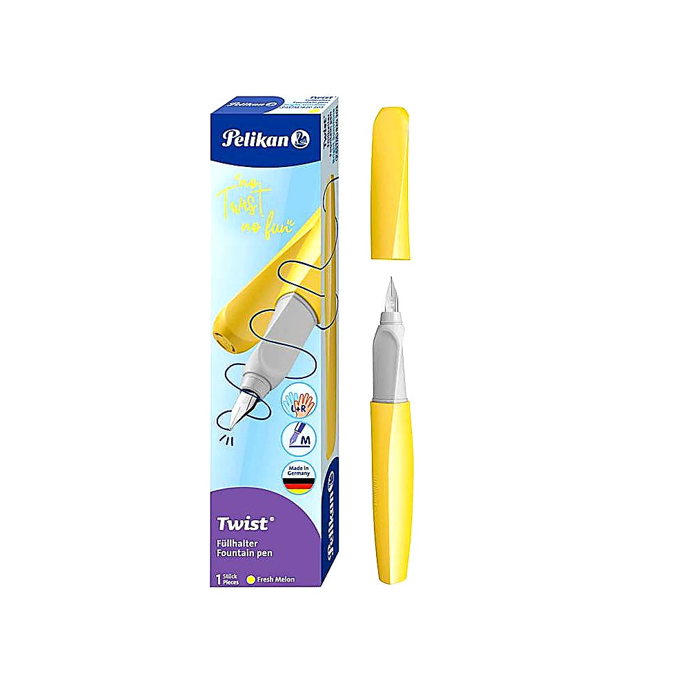 Pelikan Füller Twist nachfüllbar ergonomisch für Links- und Rechtshänder Schule