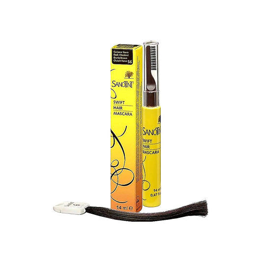 Dark Chestnut Hair Mascara S6 by Sanotint, Haarmascara braun