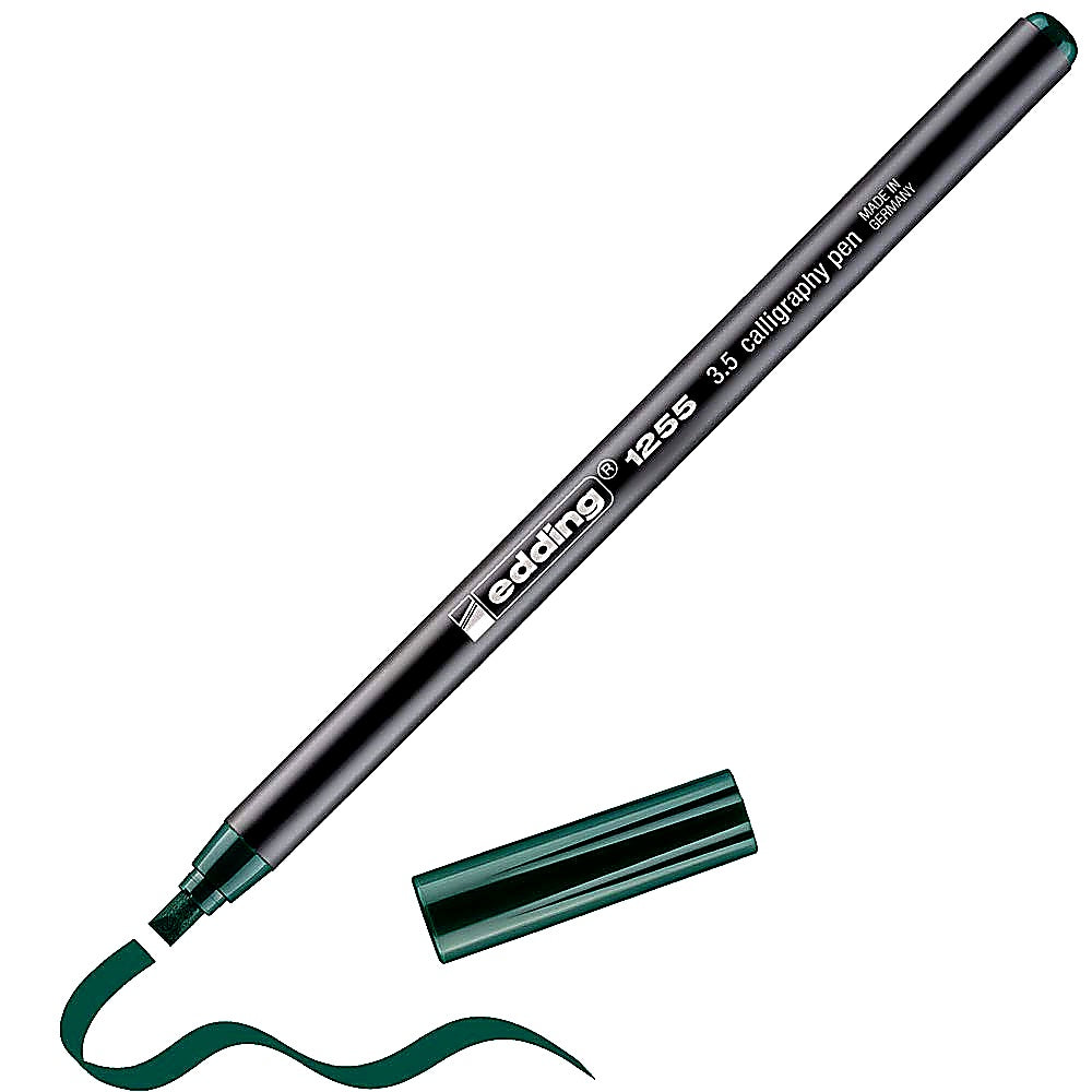Edding 1255 Kalligrafiestift 3,5mm, Fasermaler Hand-Lettering, Karten, Journals