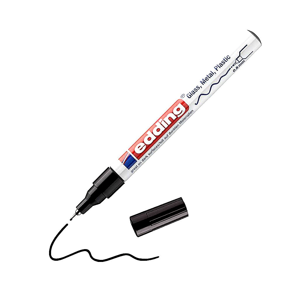 Edding 780 Glanzlackmarker, Extrafeine Spitze 0,8mm, wasserfest, deckend