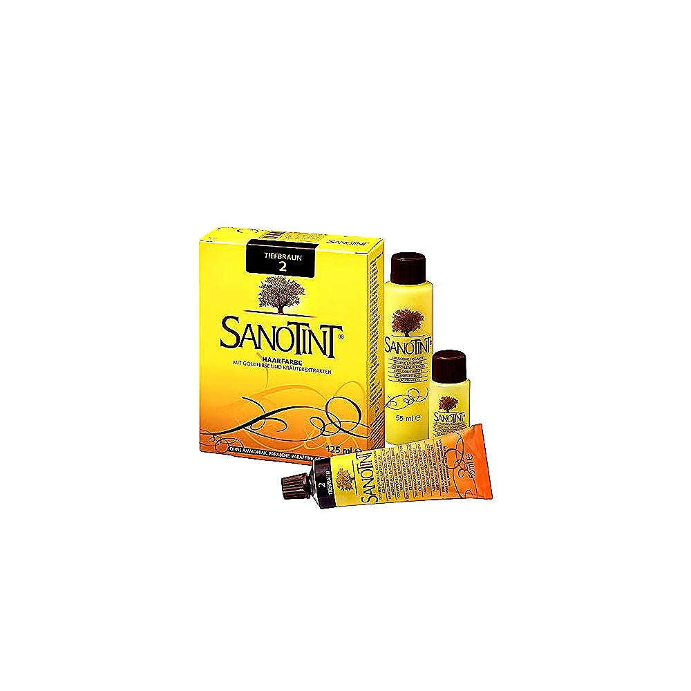 Sanotint Haarfarbe permanente Haarcoloration schonende Formel