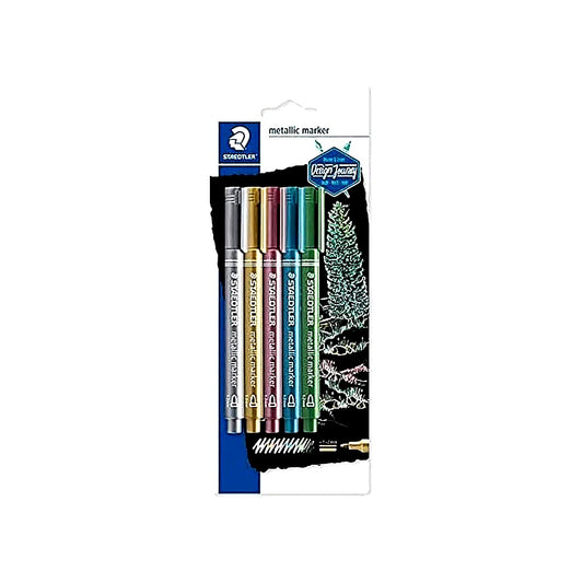 Staedtler Metallic Marker Set 5er Marker metallic Farben Schreiben Basteln