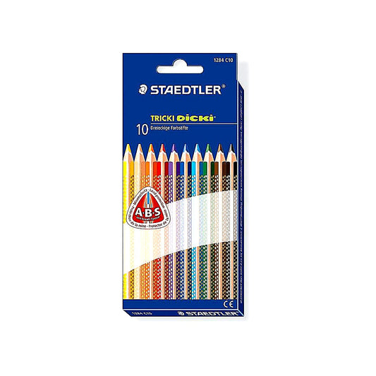 Staedtler Tricki Dicki Dreieck Farbstifte Jumbo 10er ergonomisch
