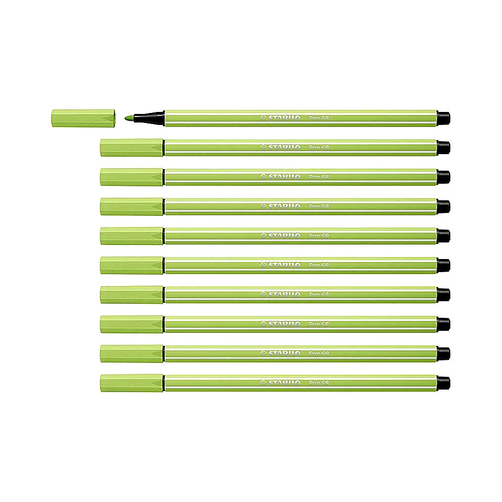 STABILO Filzstift Pen 68 10er Set verschiedene Farben