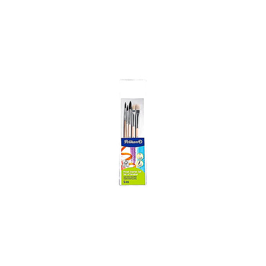 Pelikan Pinsel Starterset 3 Haarpinsel 2 Borstenpinsel Schule Bastelset
