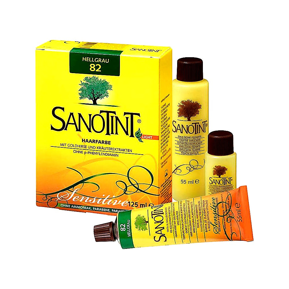 Sanotint Haarfarbe permanente Haarcoloration schonende Formel