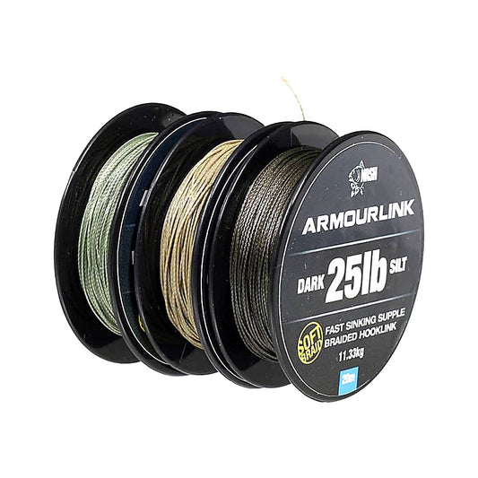 Nash Armourlink 20m Weed Green 20lb Vorfachmaterial Karpfenvorfach grün
