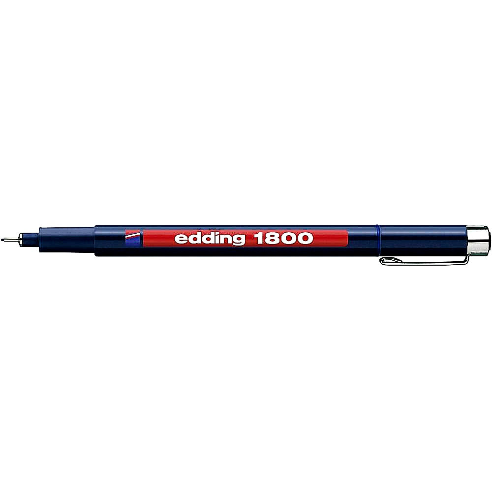 Edding 1800 Präzisionsfeinschreiber 0,5mm, Fineliner Skizzen, Notizen