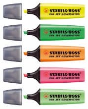 STABILO BOSS INK Jet Textmarker gelb besonders sichtbar