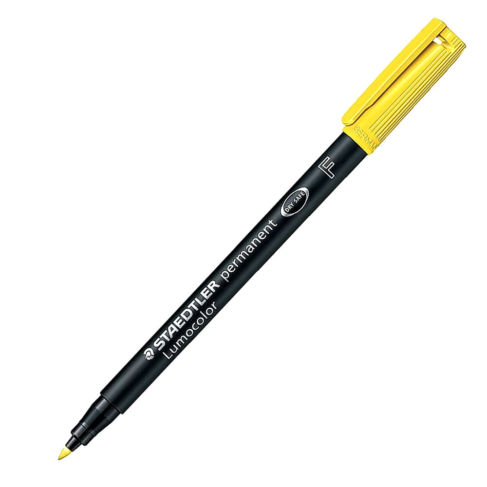Staedtler Lumocolor Folienstift permanent F CD Marker wasserfest