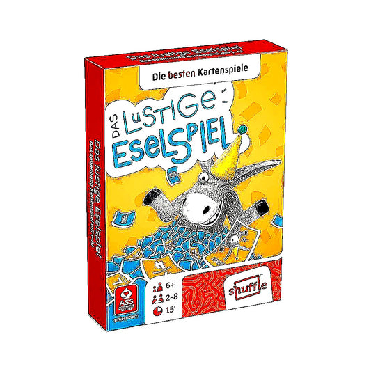 ASS Altenburger 22509586 Das lustige Eselspiel, Familienspiel, Karten