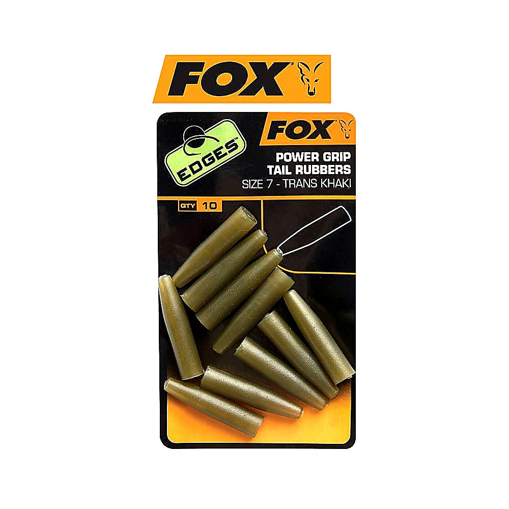 Fox Edges Surefit Tail Rubbers Gr. 7, 10 Stück, Gummis für Karpfenmontage