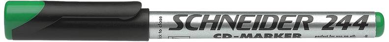 Schneider CD-Marker 244 0.7mm grün CD DVD permanente Beschriftung