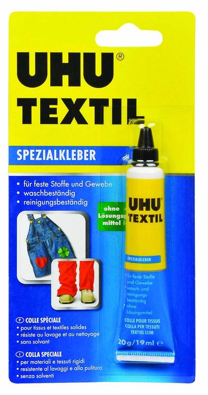 UHU Spezialkleber Textil 20g Stoffkleber für Textilien