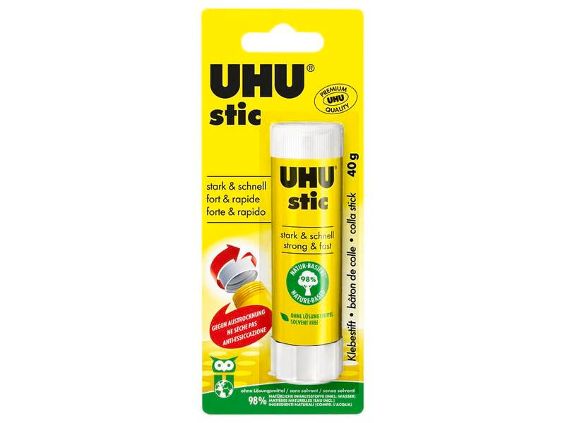 UHU Stic Klebestift 40g Klebestift stark Büro Schule Basteln