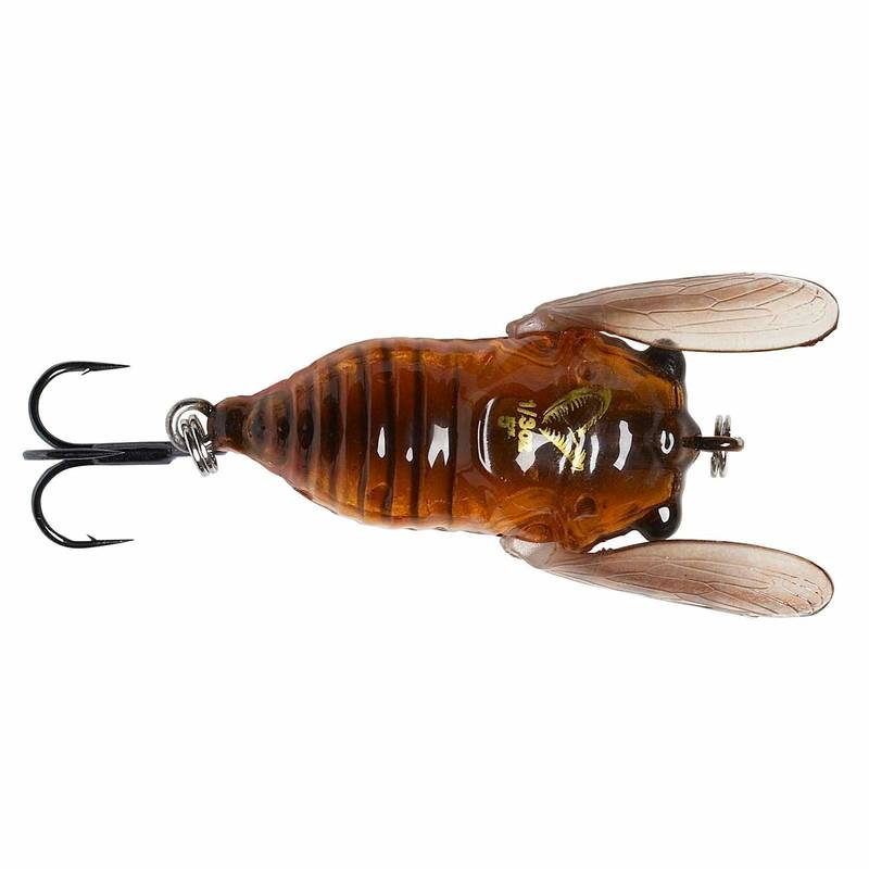 Savage Gear 3D Cicada 3.3cm Brown detailgetreues Angelköder naturgetreu