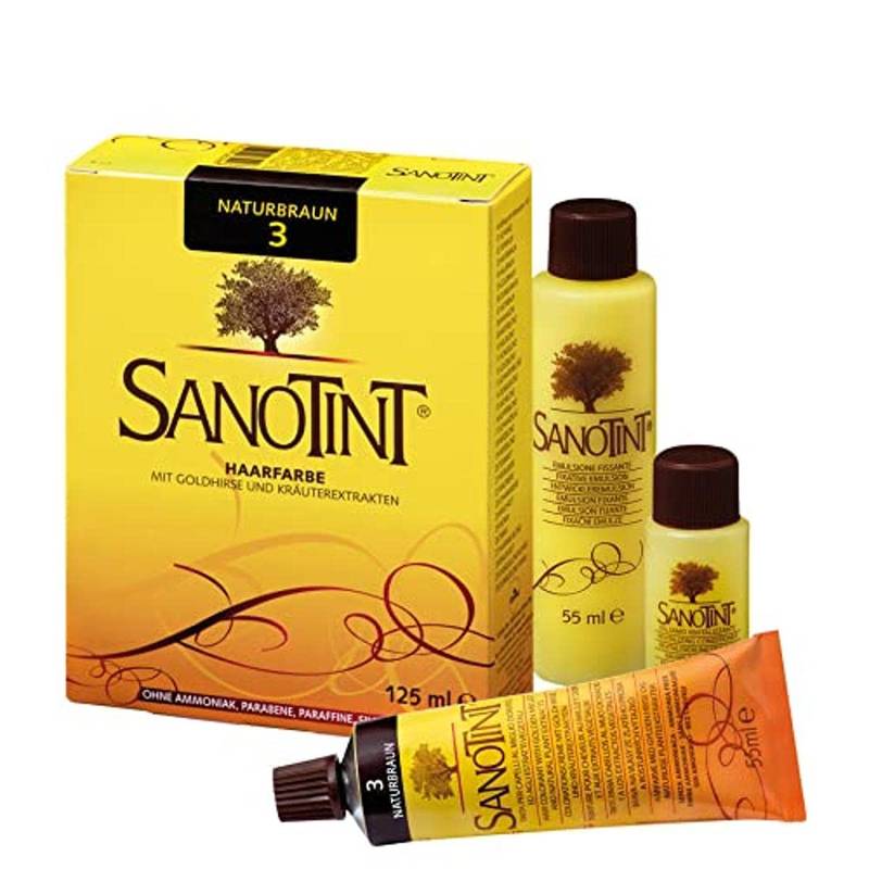 Sanotint Haarfarbe permanente Haarcoloration schonende Formel