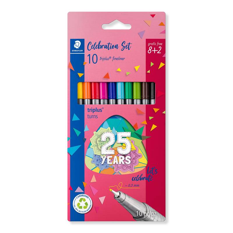 Staedtler Fineliner Triplus Set feine Fasermaler Schreiben Skizzieren