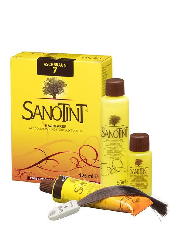Sanotint Haarfarbe permanente Haarcoloration schonende Formel