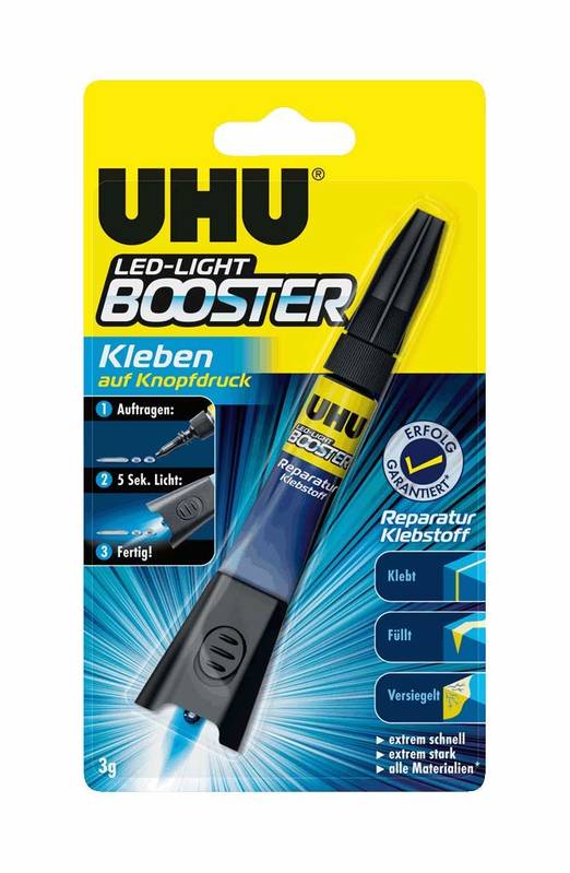 UHU LED Light Booster 3g Kleber mit LED Licht