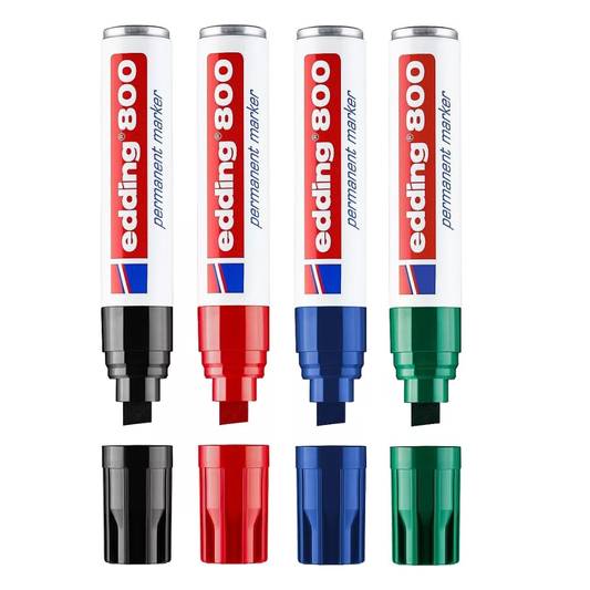Edding 800 Permanentmarker, Vielseitiger Marker, permanente Beschriftung