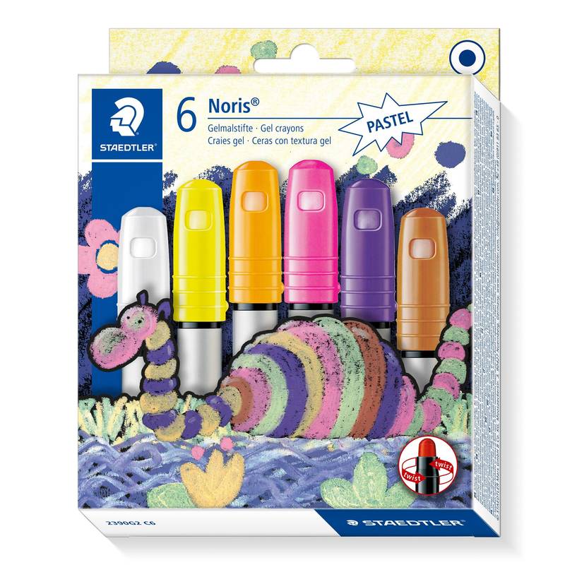 Staedtler Noris Club Gelmalstifte 6er Set bunte Gelstifte Kinder