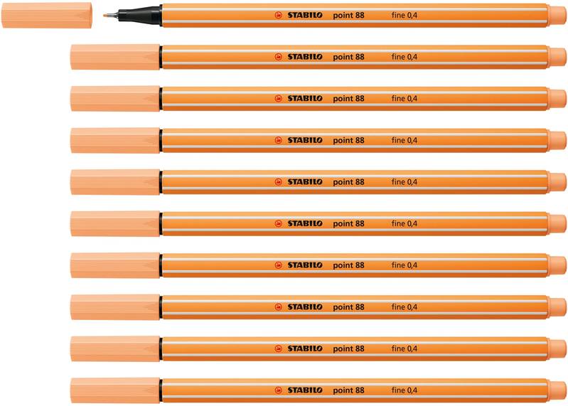 STABILO Fineliner point 88 10er Set verschiedene Farben