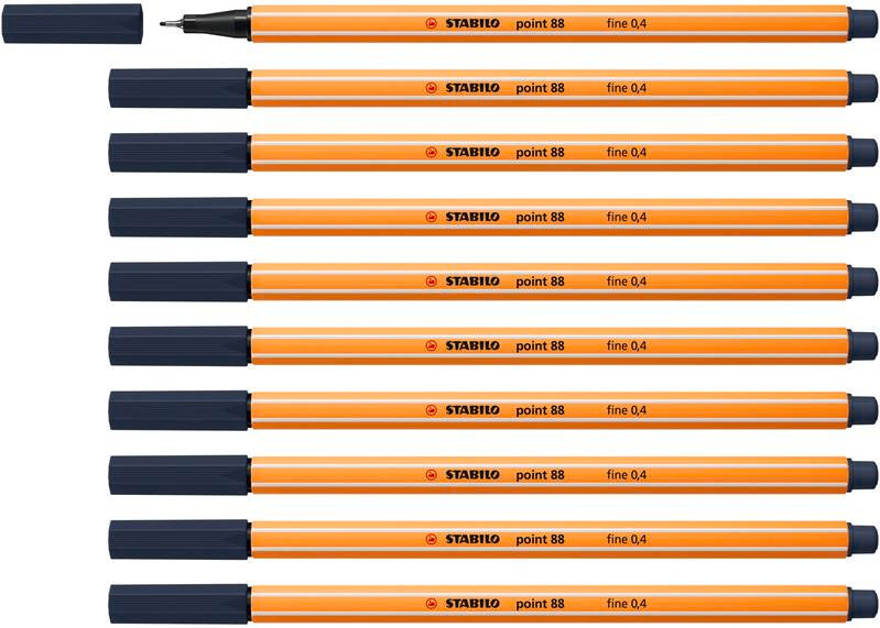 STABILO Fineliner point 88 10er Set verschiedene Farben