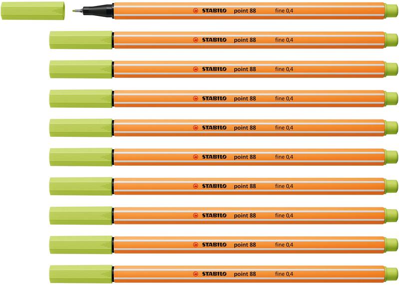 STABILO Fineliner point 88 10er Set verschiedene Farben