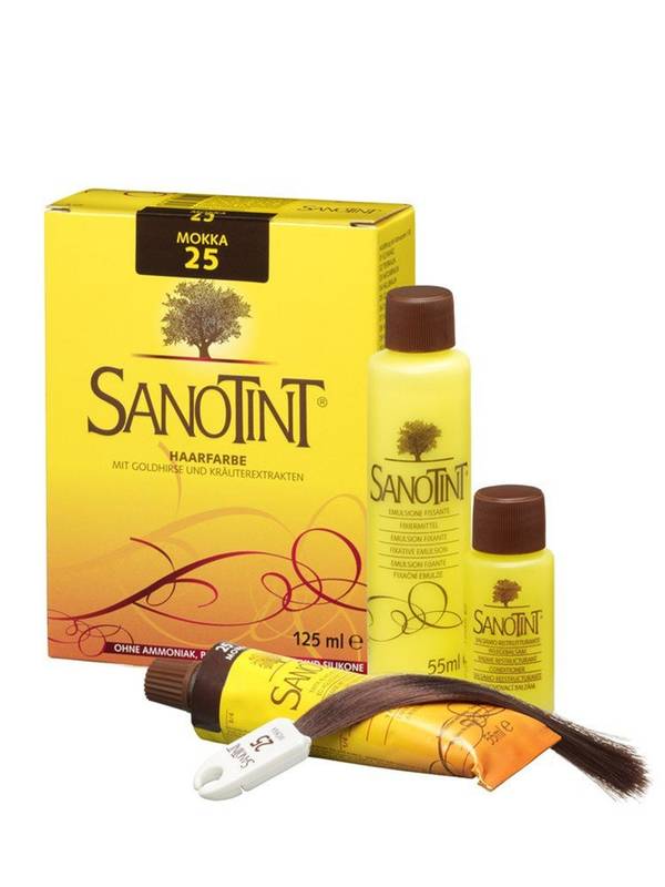 Sanotint Haarfarbe permanente Haarcoloration schonende Formel