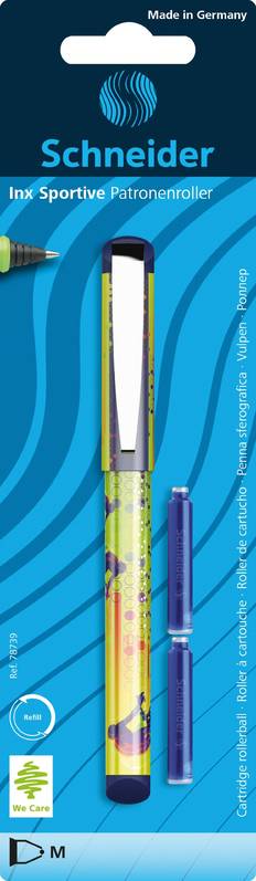 Schneider Patronenroller Inx Sportive 2 Patronen Tintenroller Schule